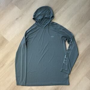 Aftco Outdoor Blue Mens  Medium Fishing Long Sleeve Shirt